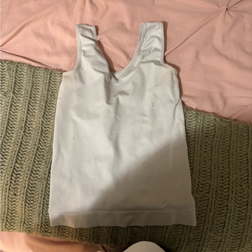 Vanity Fair White Tank Top